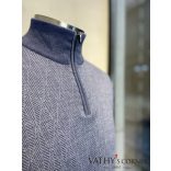 Dalmine állógalléros  zippes pulóver 924028 010