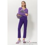 Luisa Cerano "Baby flare" sztreccs nadrág 688586/1883 870 