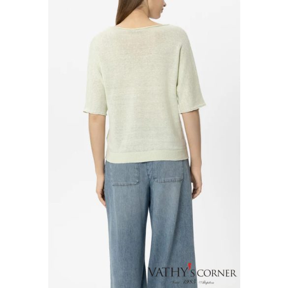 Luisa Cerano len pulóver V-nyakkal 138794/5345 316 