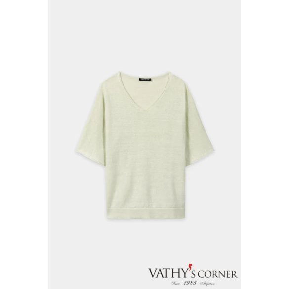 Luisa Cerano len pulóver V-nyakkal 138794/5345 316 