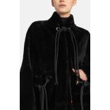 Werner Christ Női kifordítható báránybőr kabát bőrpántokkal 2883 666 Cilia 