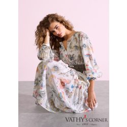 Riani maxi ruha álomszerű mintával 636300-4543 143