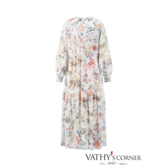 Riani maxi ruha álomszerű mintával 636300-4543 143